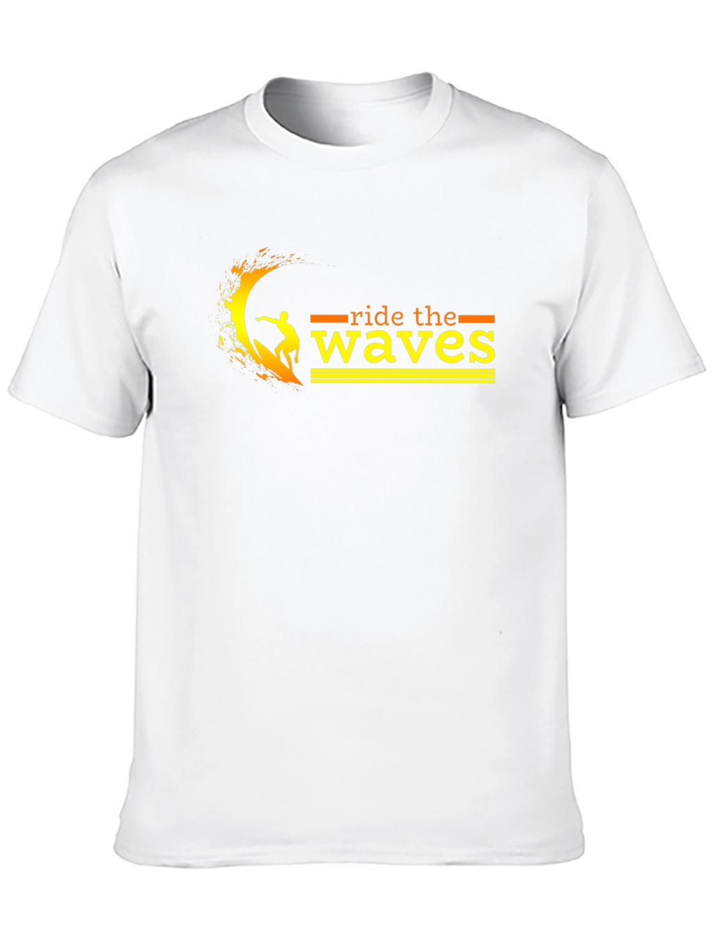 Ride the Waves Black T-Shirt