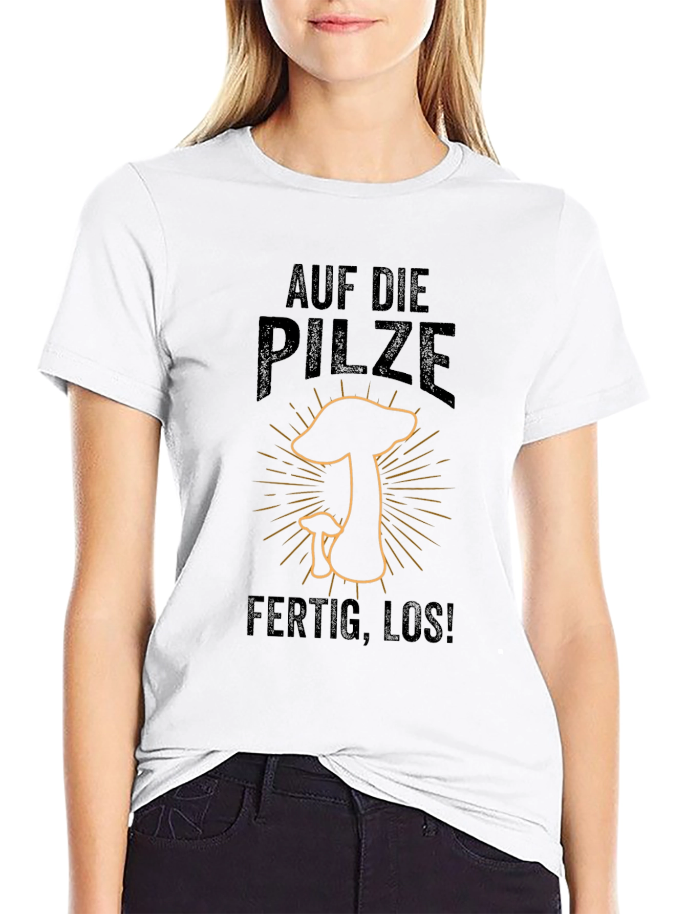 Auf Die Pilze - Ready to Hunt Mushrooms T-Shirt