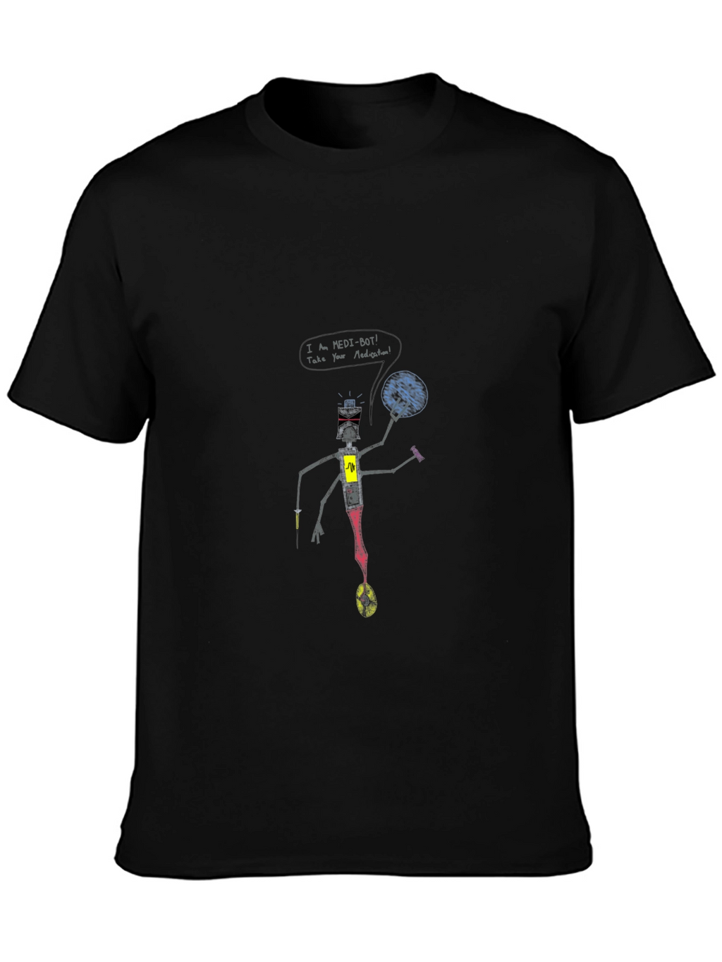 Medi-Bot Graphic T-Shirt - Take Your Medication!