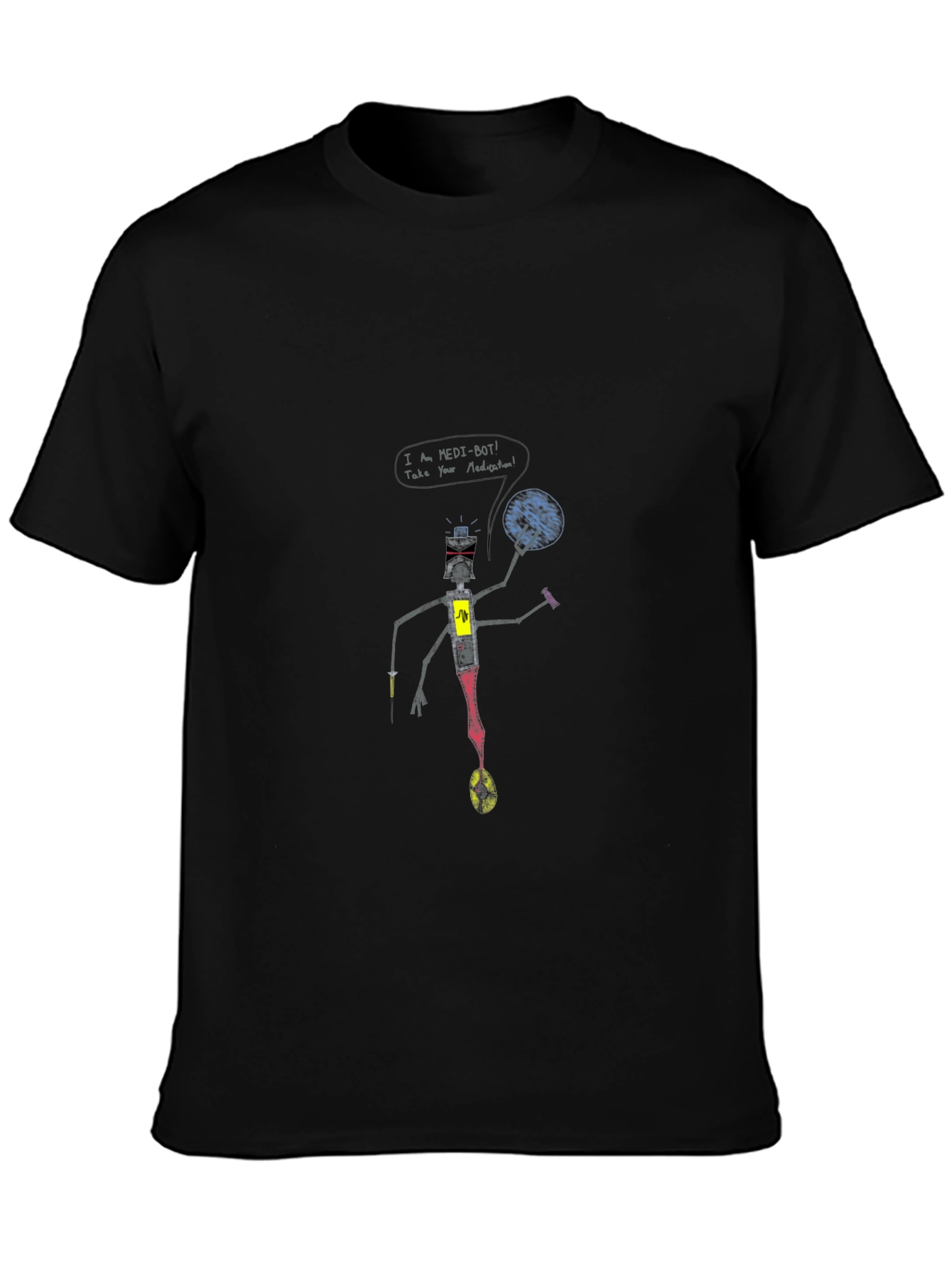 Medi-Bot Graphic T-Shirt - Take Your Medication!