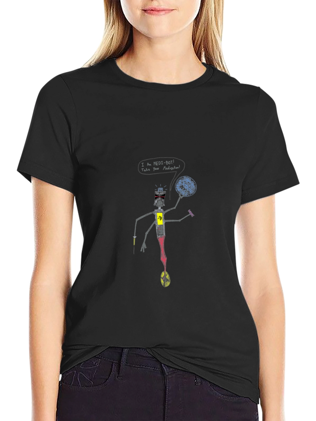 Medi-Bot Graphic T-Shirt - Take Your Medication!