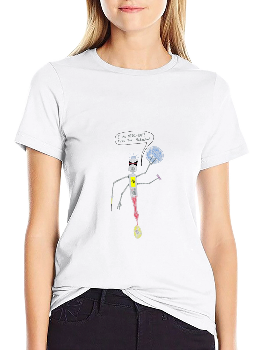 Medi-Bot Graphic T-Shirt - Take Your Medication!