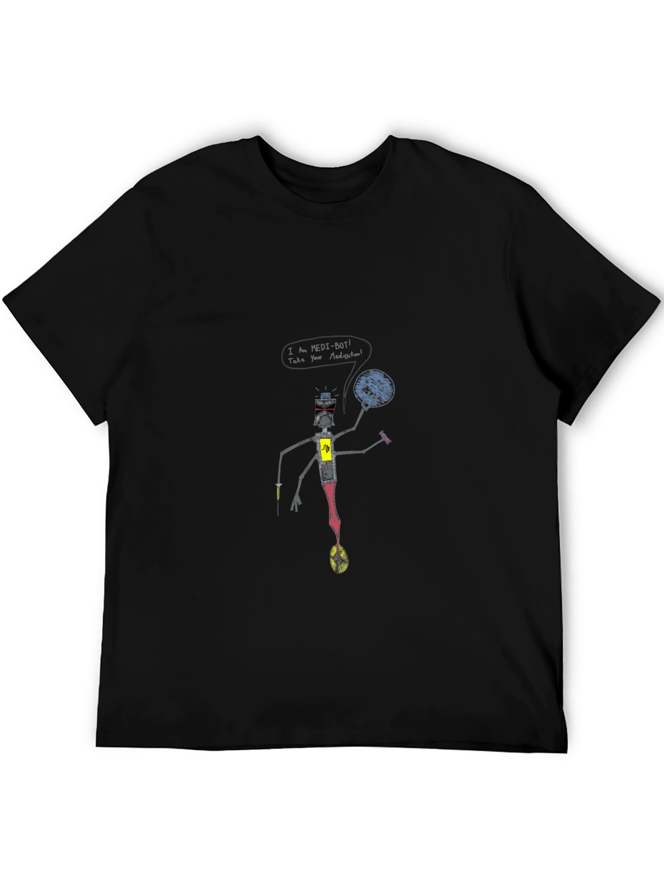 Medi-Bot Graphic T-Shirt - Take Your Medication!