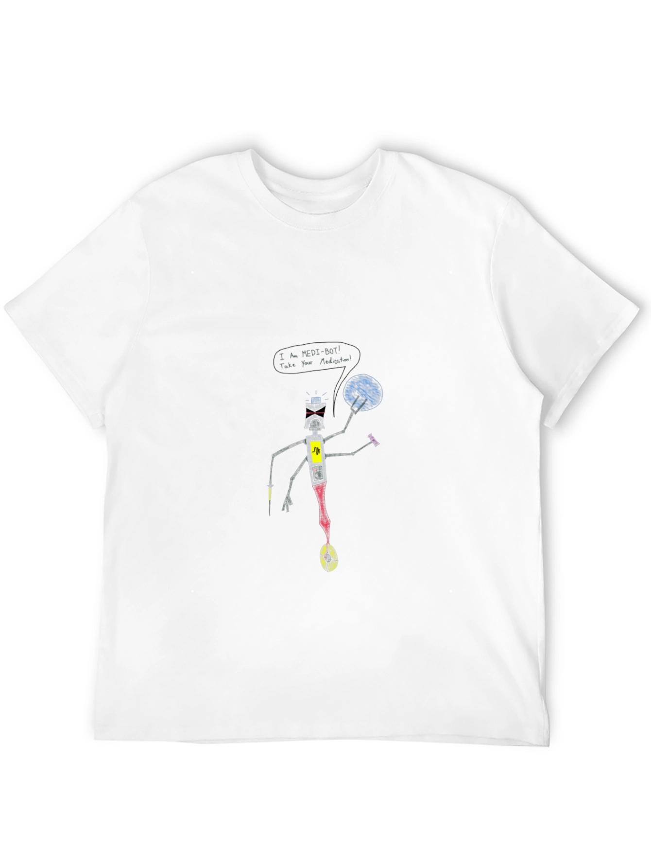 Medi-Bot Graphic T-Shirt - Take Your Medication!