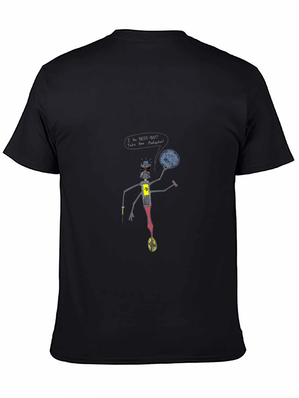 Medi-Bot Graphic T-Shirt - Take Your Medication!