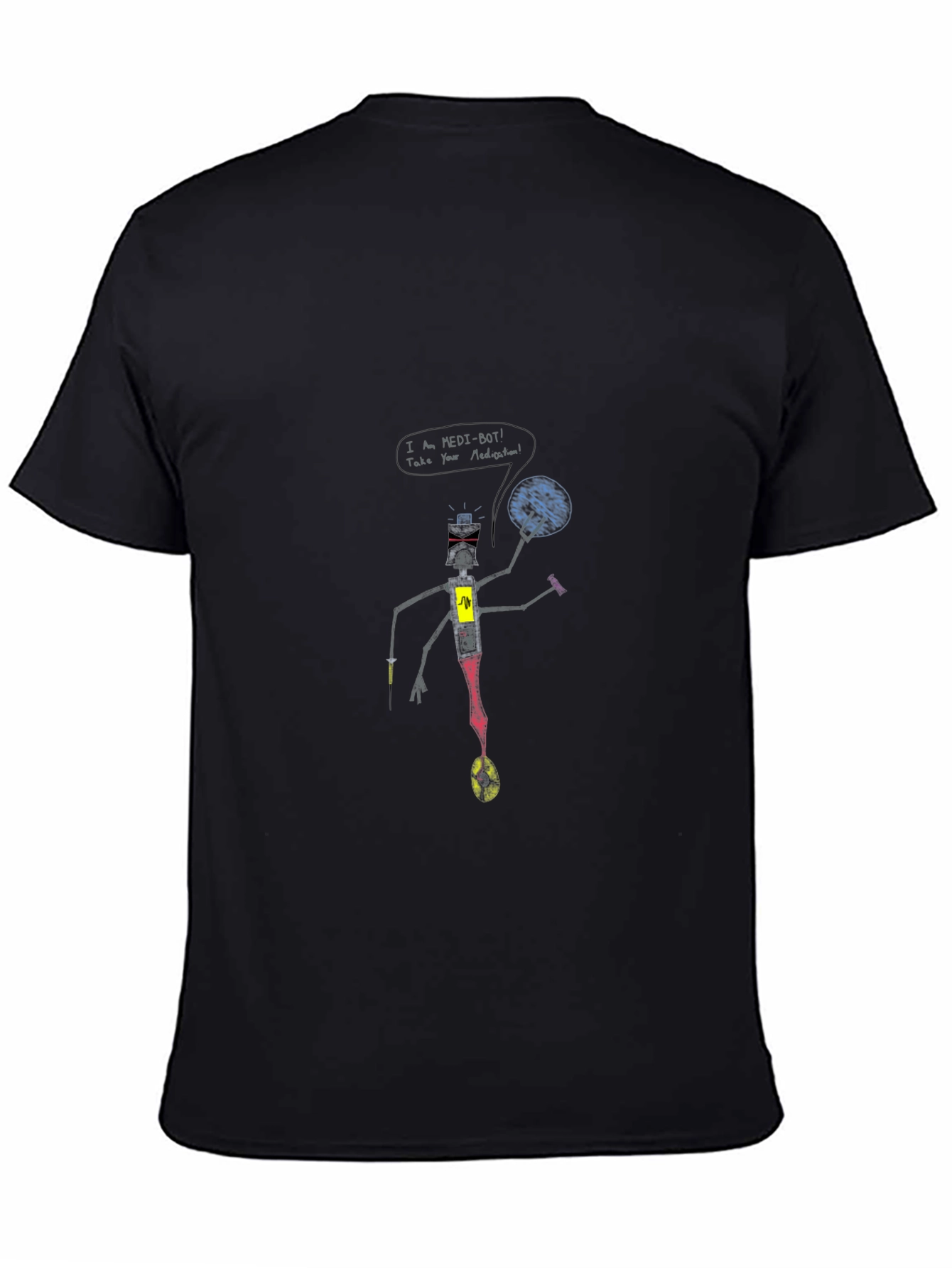 Medi-Bot Graphic T-Shirt - Take Your Medication!