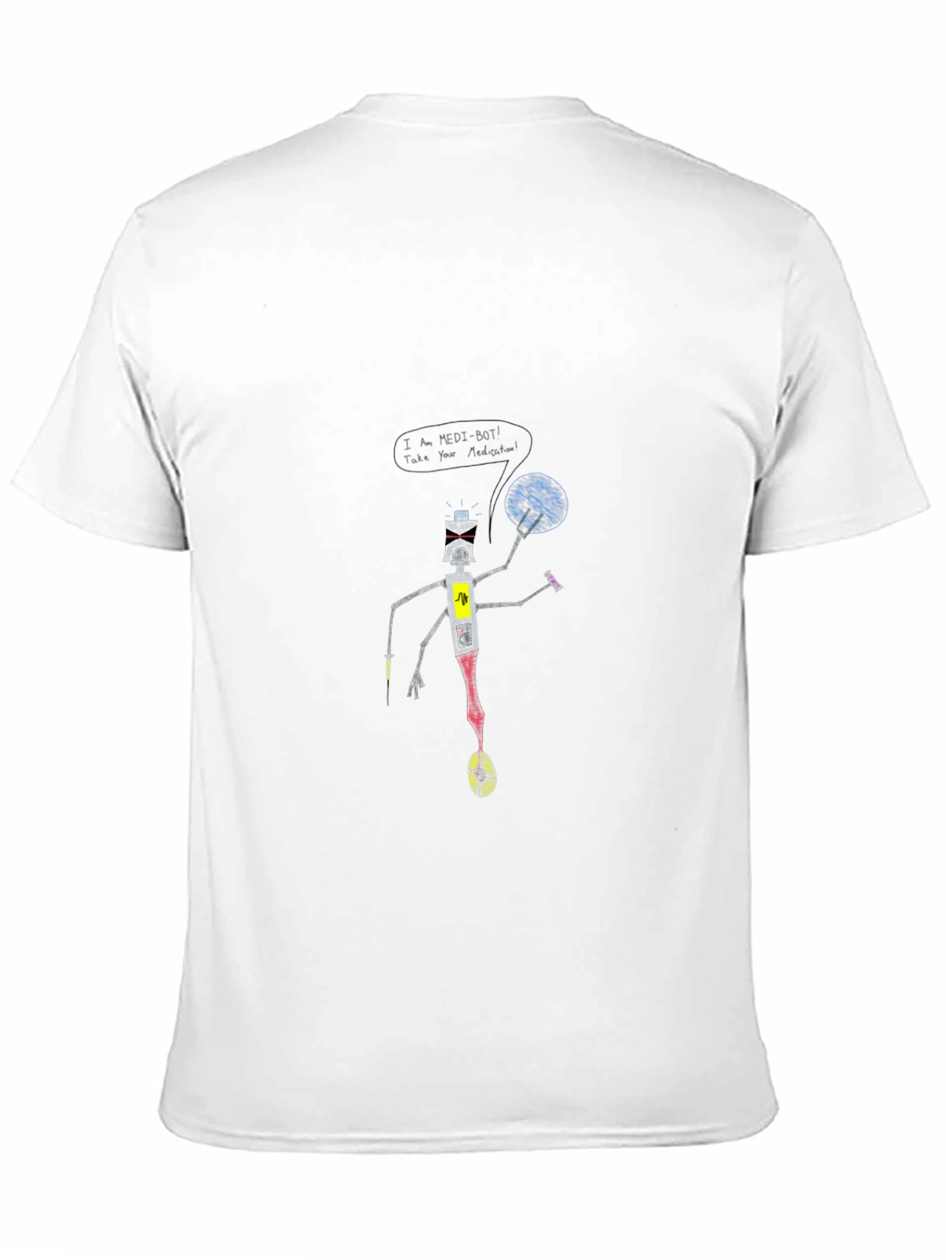 Medi-Bot Graphic T-Shirt - Take Your Medication!
