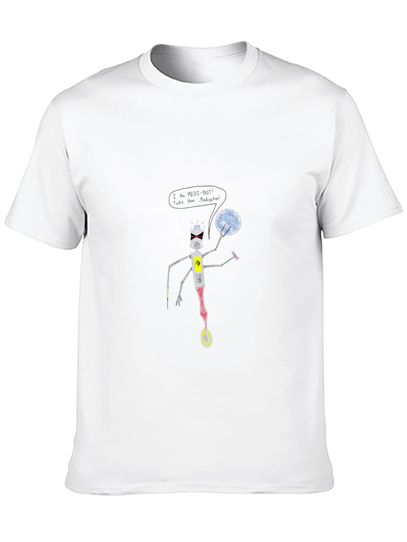 Medi-Bot Graphic T-Shirt - Take Your Medication!