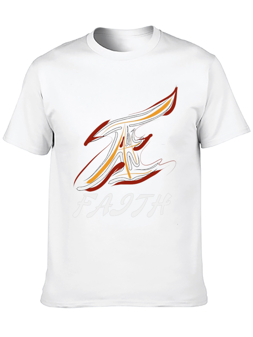 Faith Graphic Print Black T-Shirt