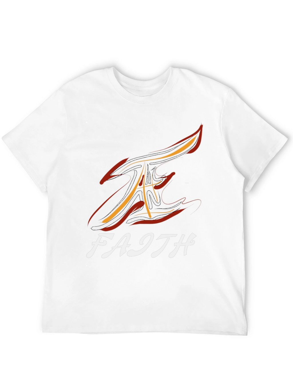 Faith Graphic Print Black T-Shirt
