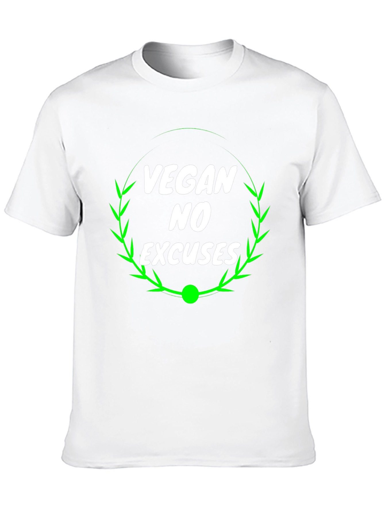 Vegan No Excuses Black T-Shirt