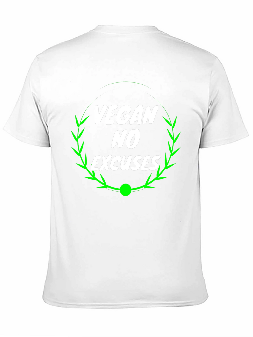 Vegan No Excuses Black T-Shirt