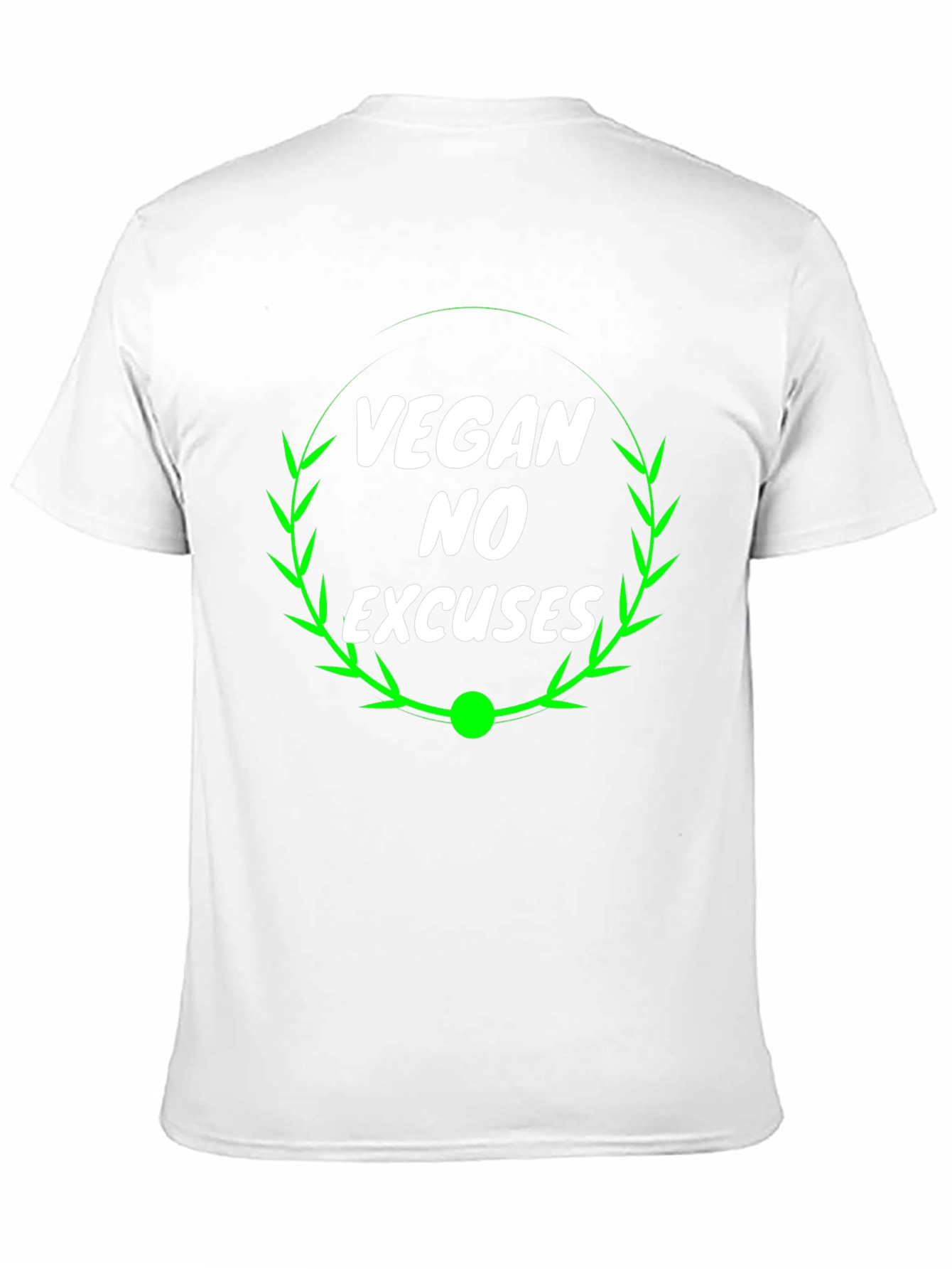 Vegan No Excuses Black T-Shirt