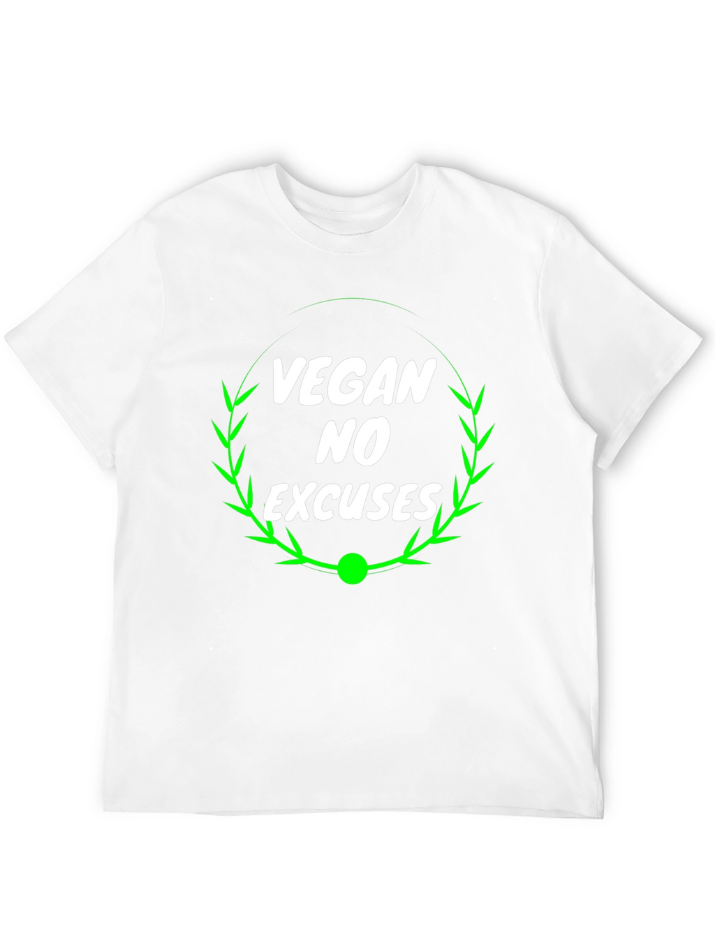 Vegan No Excuses Black T-Shirt