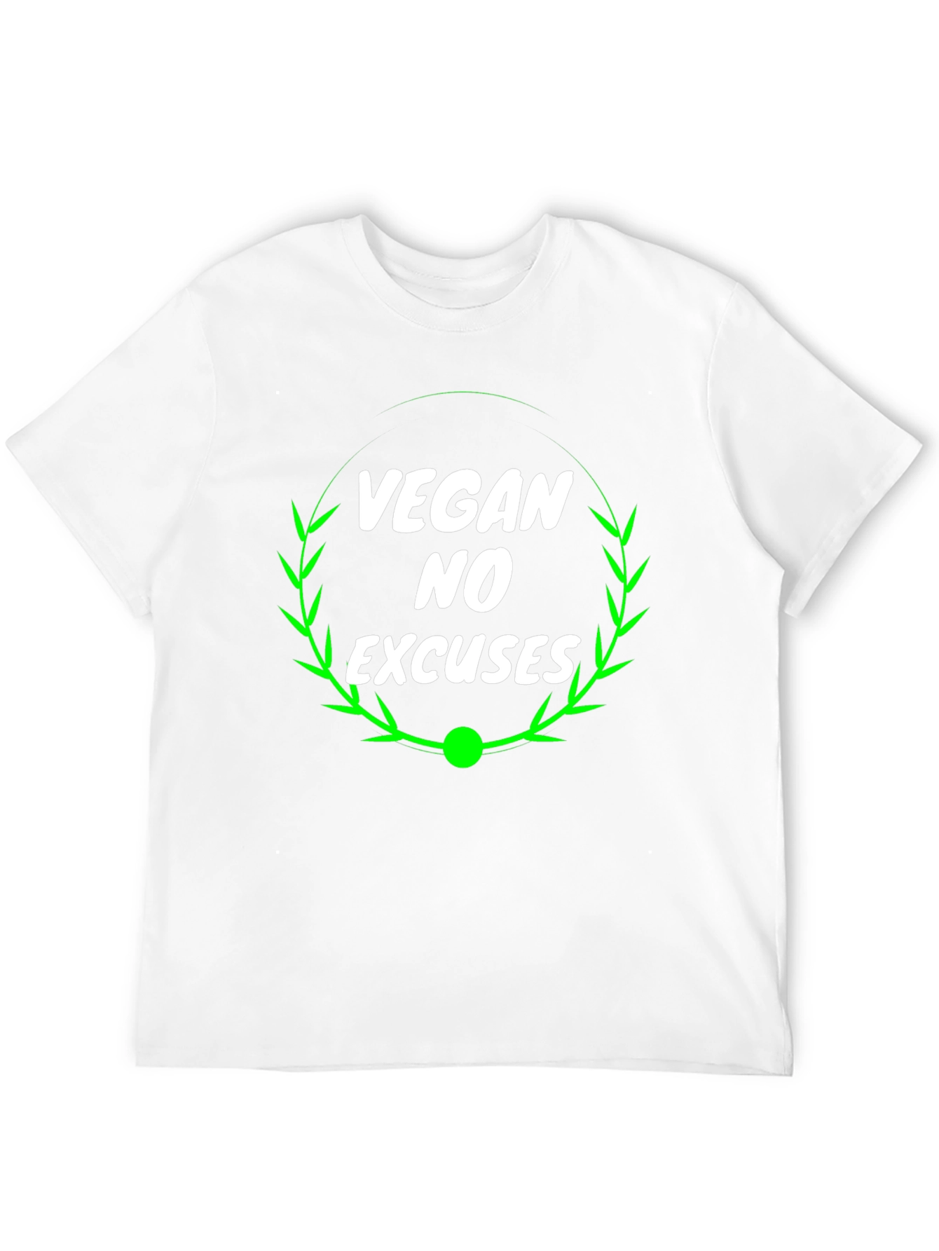 Vegan No Excuses Black T-Shirt