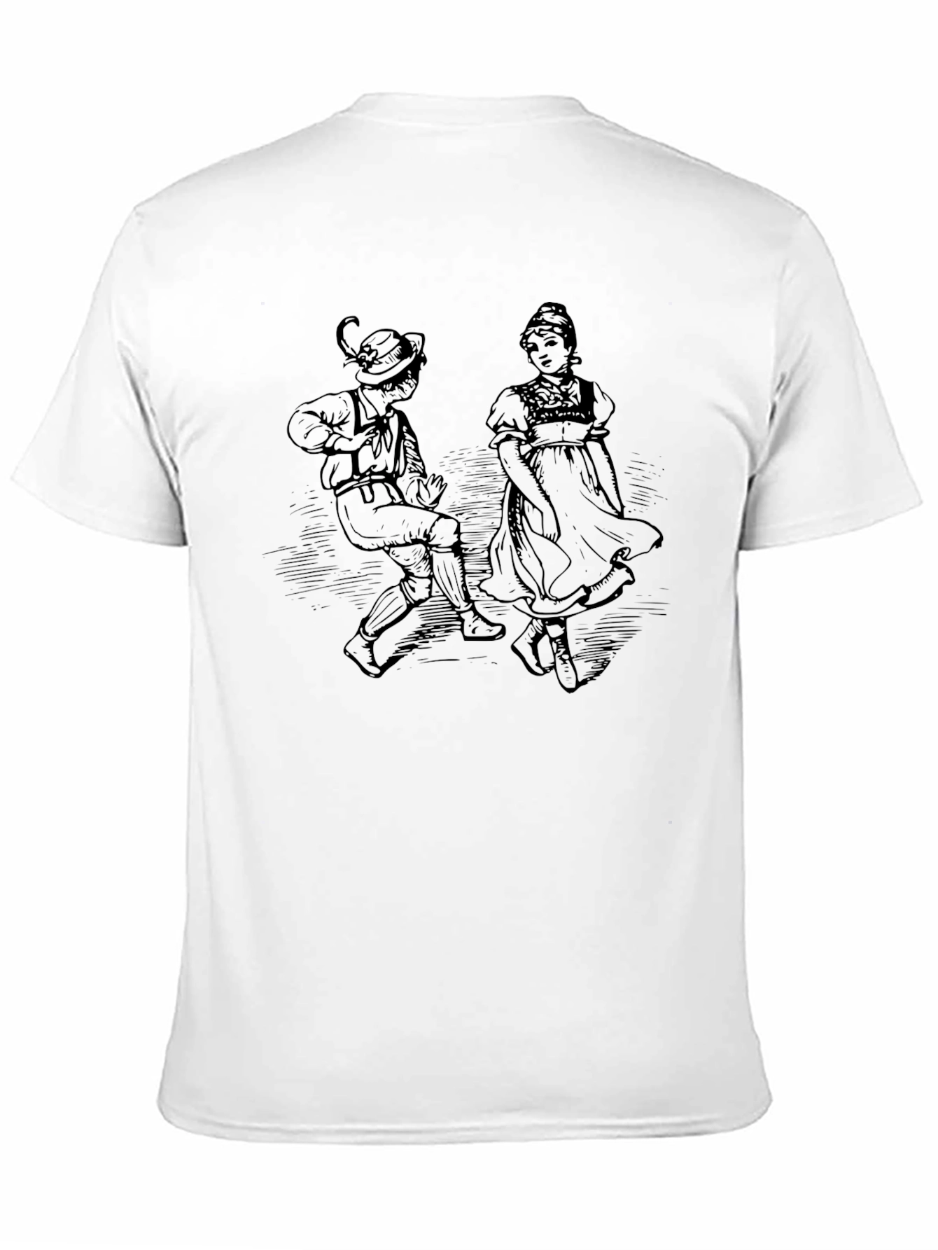 Folk Dance Graphic Tee - Unisex Soft Cotton Shirt