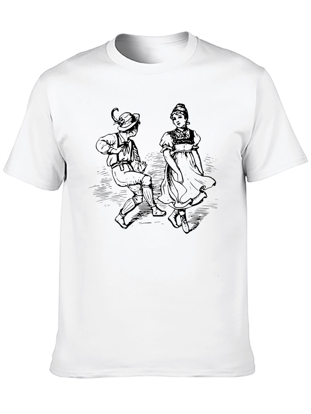 Folk Dance Graphic Tee - Unisex Soft Cotton Shirt