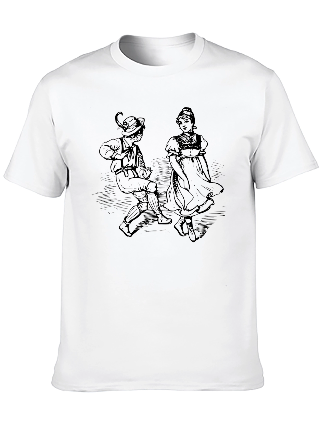 Folk Dance Graphic Tee - Unisex Soft Cotton Shirt