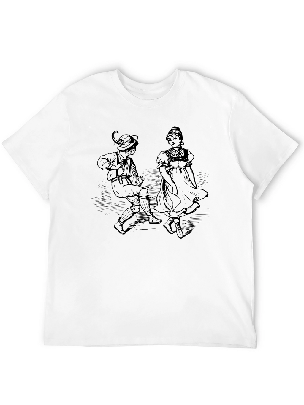 Folk Dance Graphic Tee - Unisex Soft Cotton Shirt