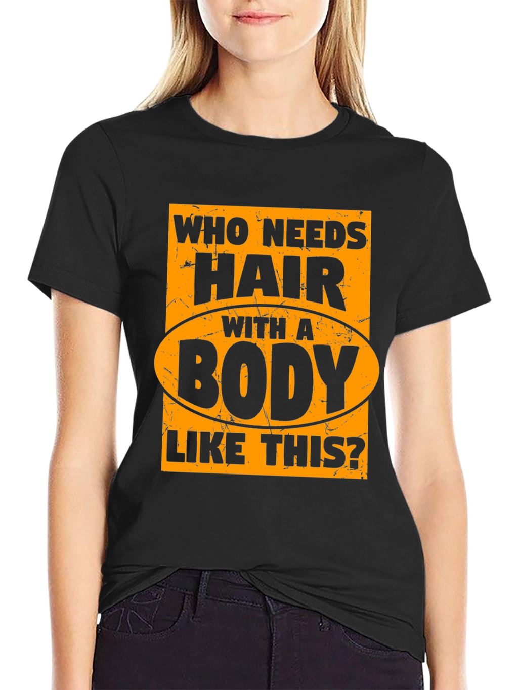 Funny Bald Man T-Shirt - Who Needs Hair?