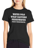 Water Polo Underwater Funny T-Shirt