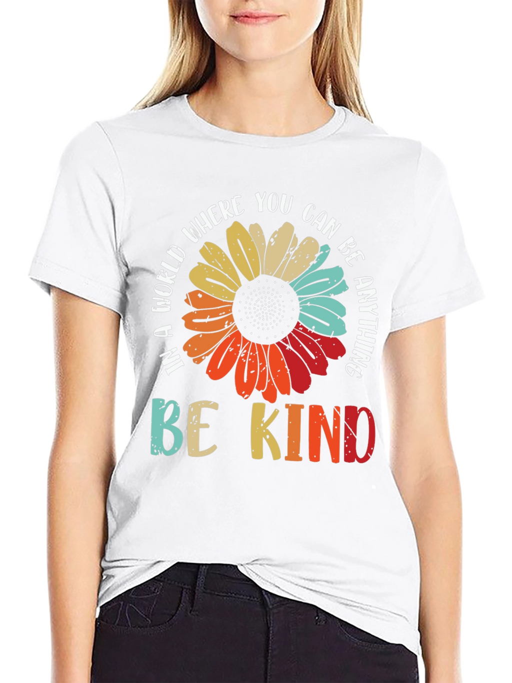 Be Kind T-Shirt - Floral Graphic Tee