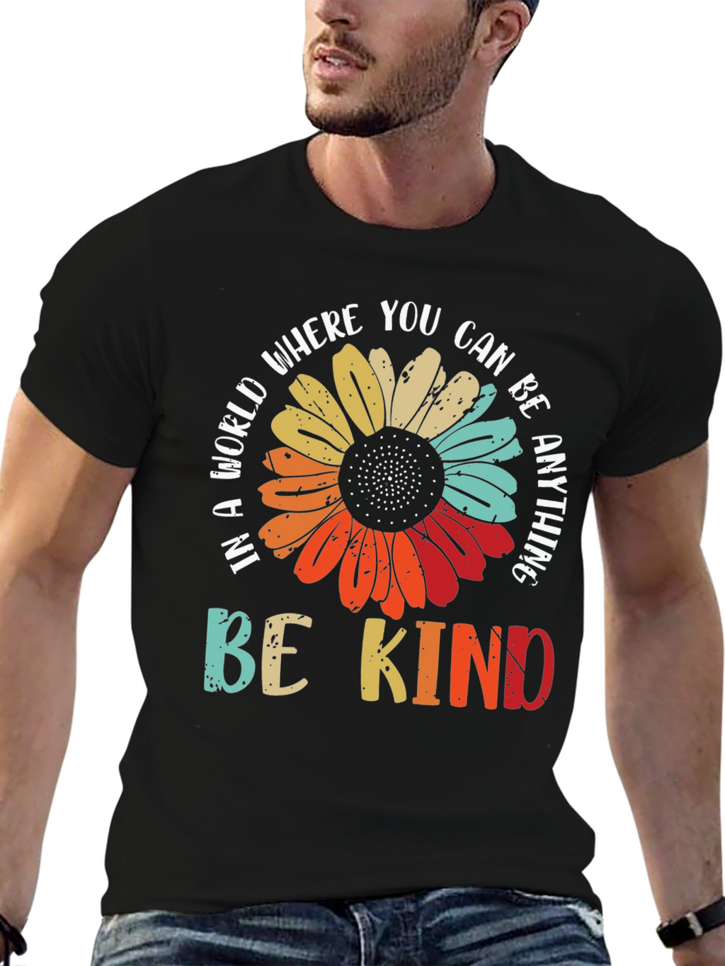 Be Kind T-Shirt - Floral Graphic Tee