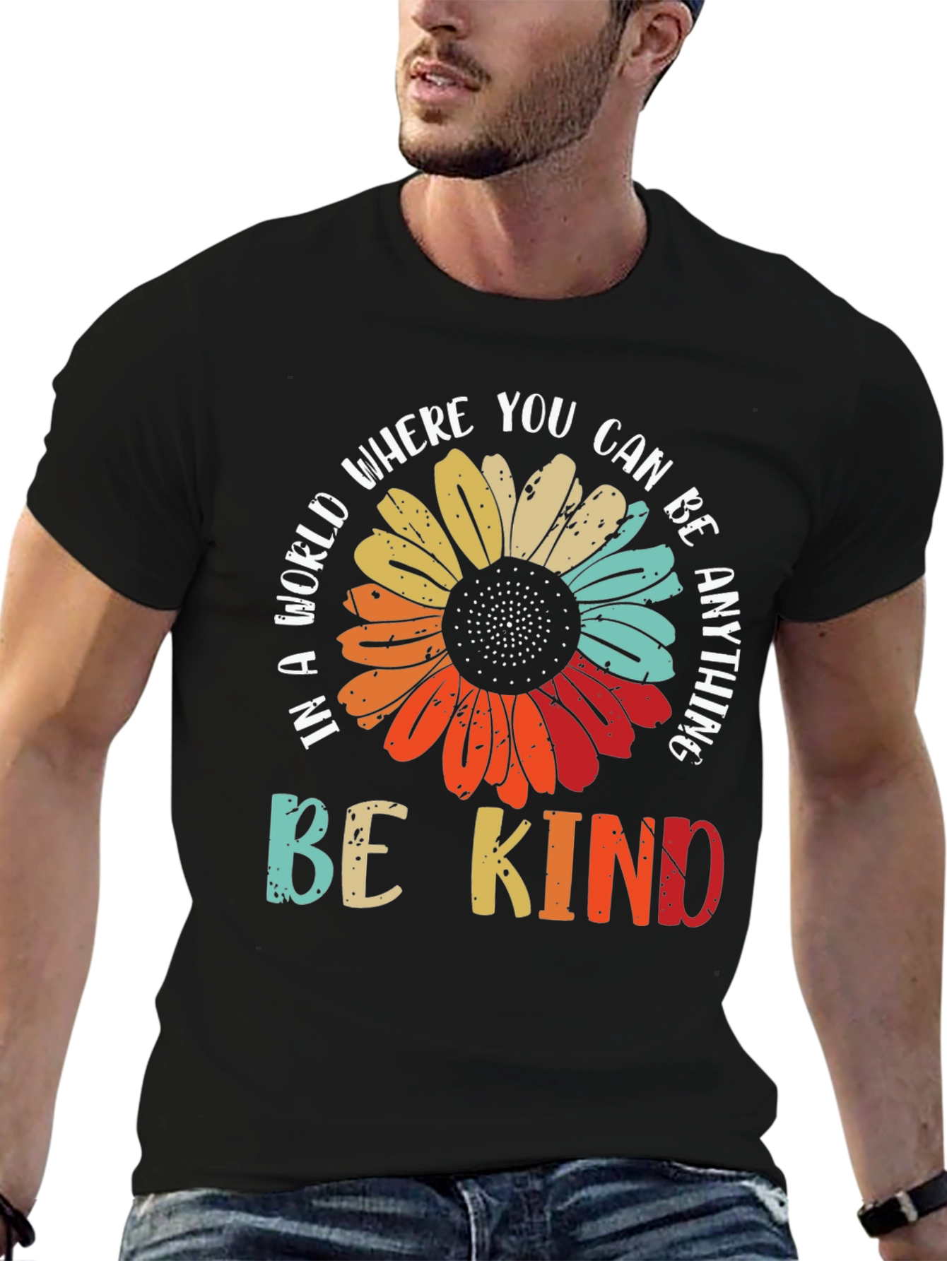 Be Kind T-Shirt - Floral Graphic Tee