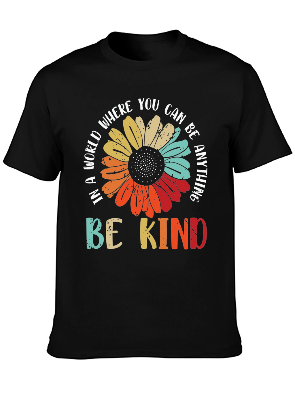 Be Kind T-Shirt - Floral Graphic Tee