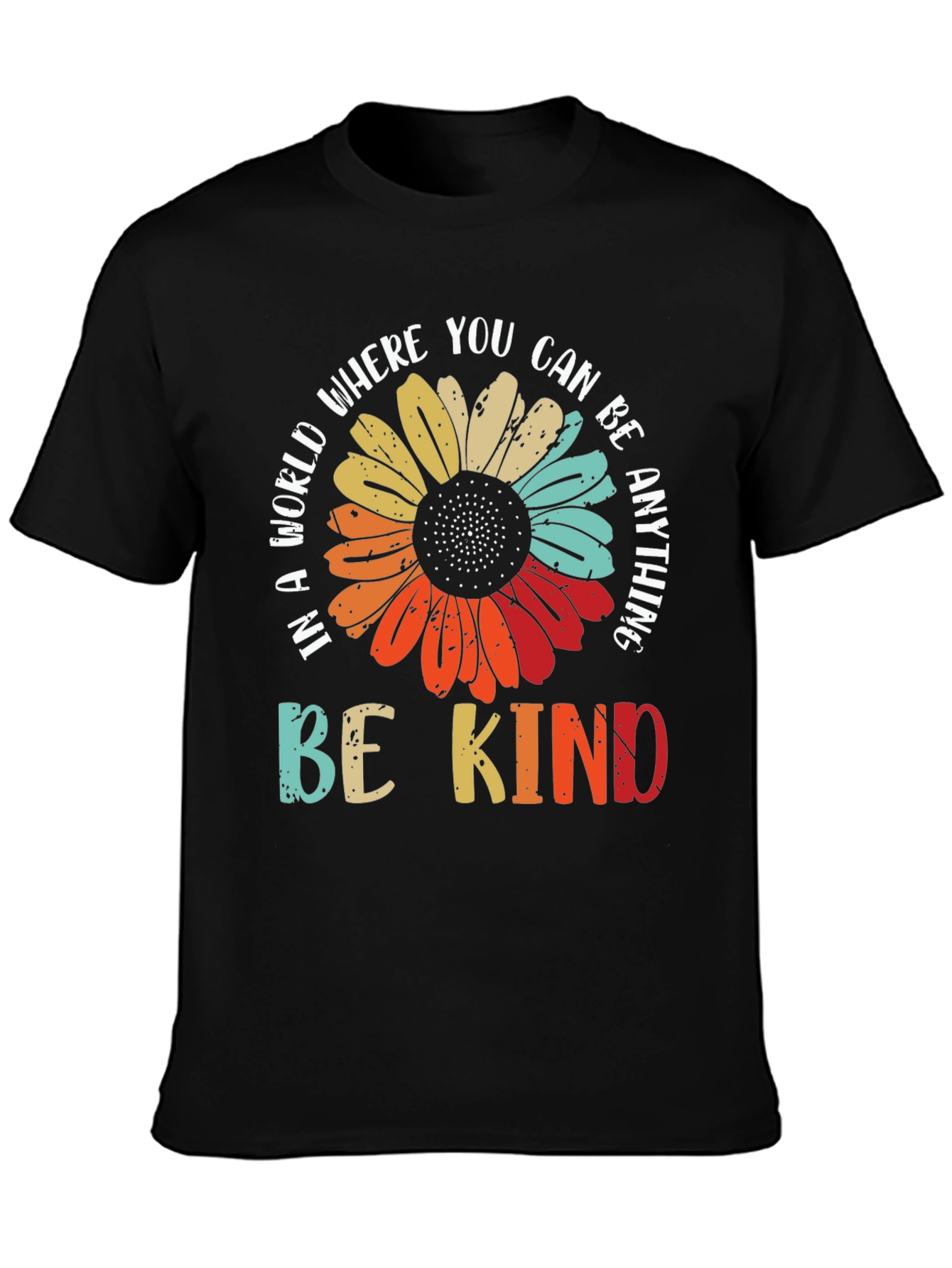 Be Kind T-Shirt - Floral Graphic Tee