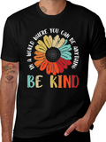 Be Kind T-Shirt - Floral Graphic Tee