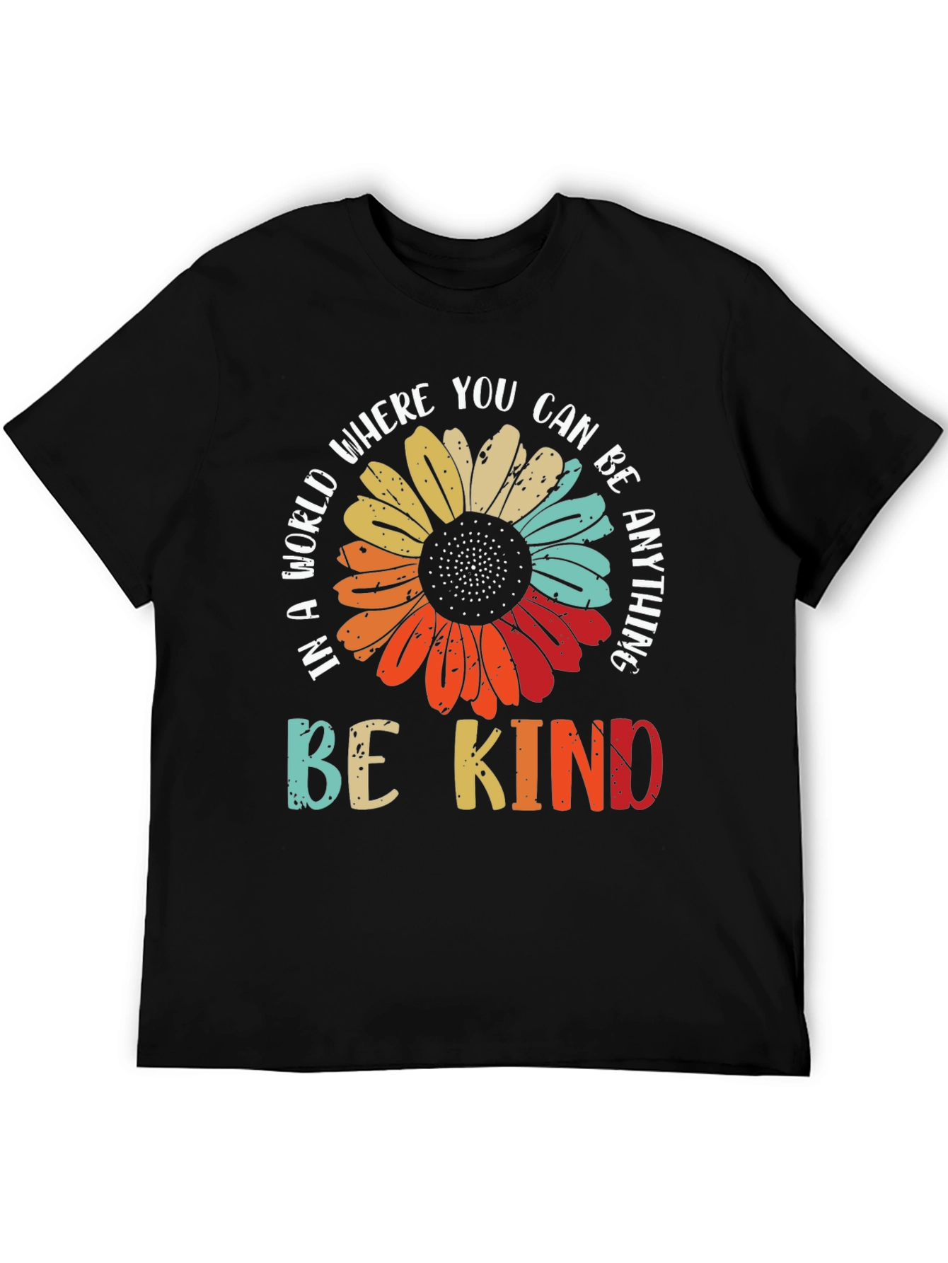 Be Kind T-Shirt - Floral Graphic Tee