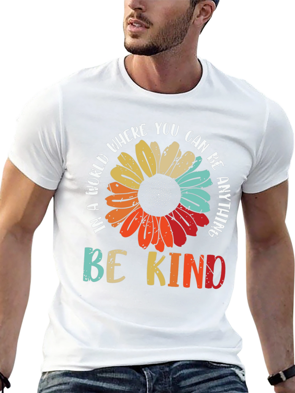 Be Kind T-Shirt - Floral Graphic Tee