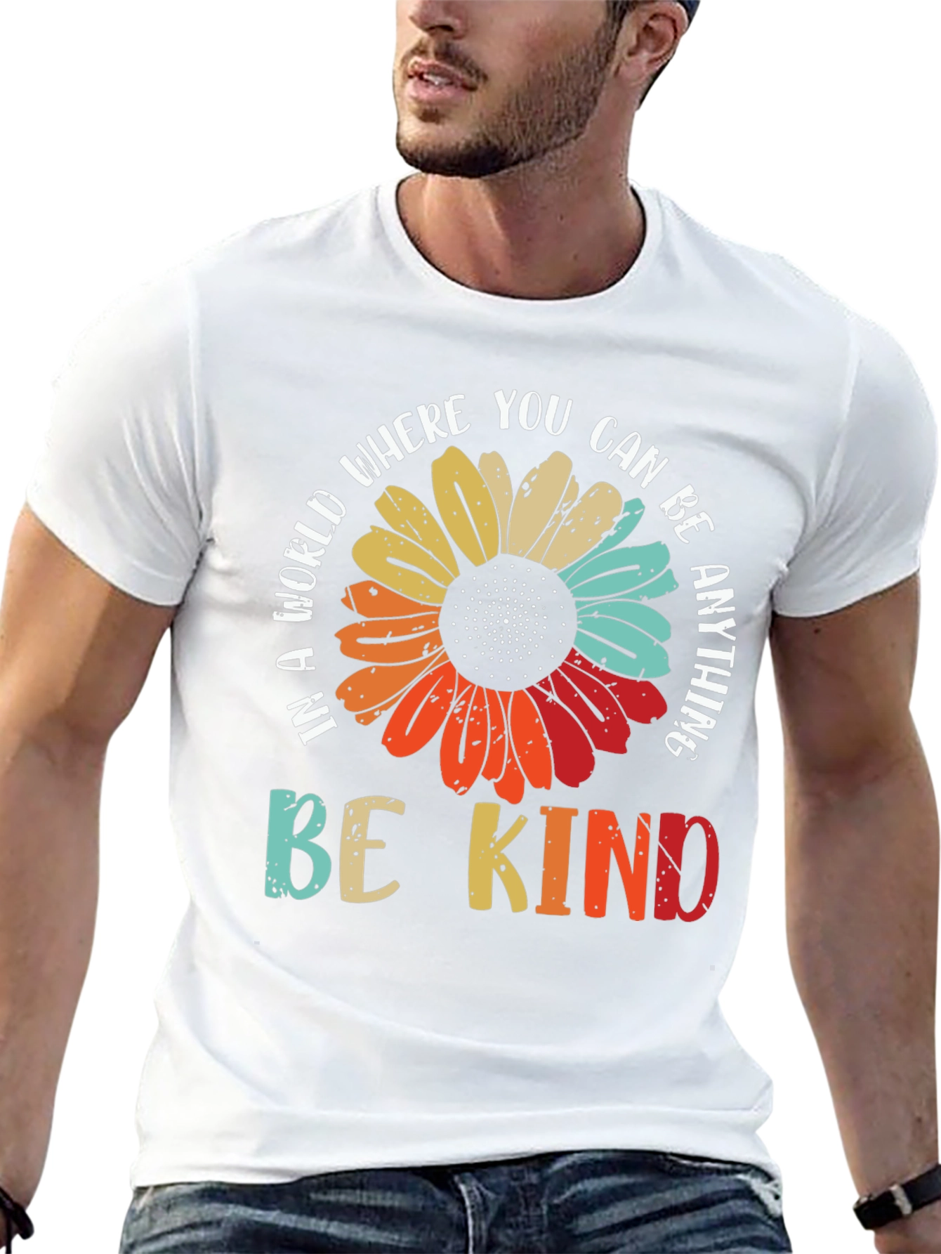 Be Kind T-Shirt - Floral Graphic Tee