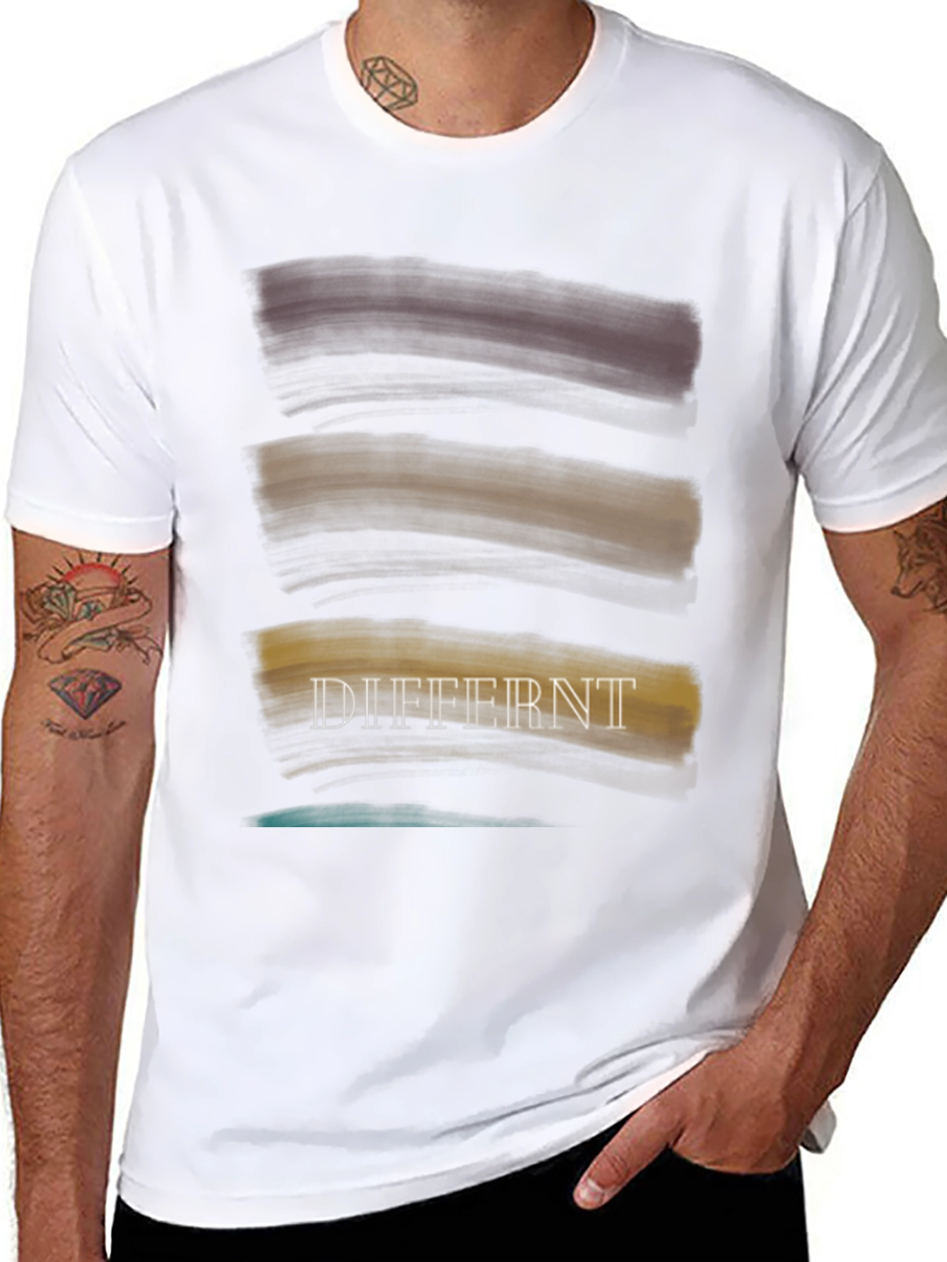 Unique Differnt Brushstroke Graphic T-Shirt