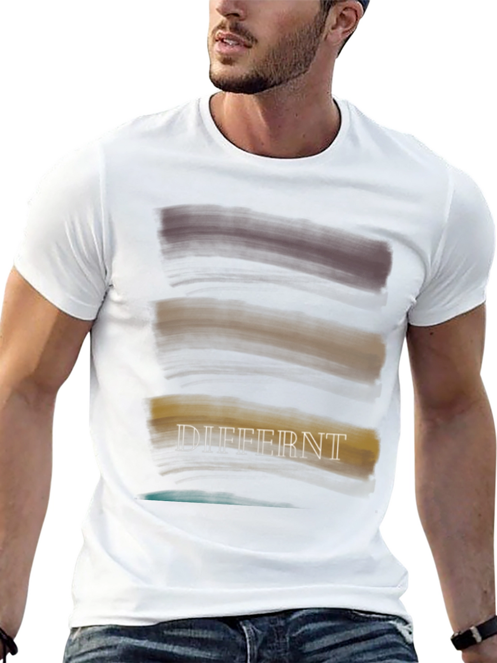 Unique Differnt Brushstroke Graphic T-Shirt