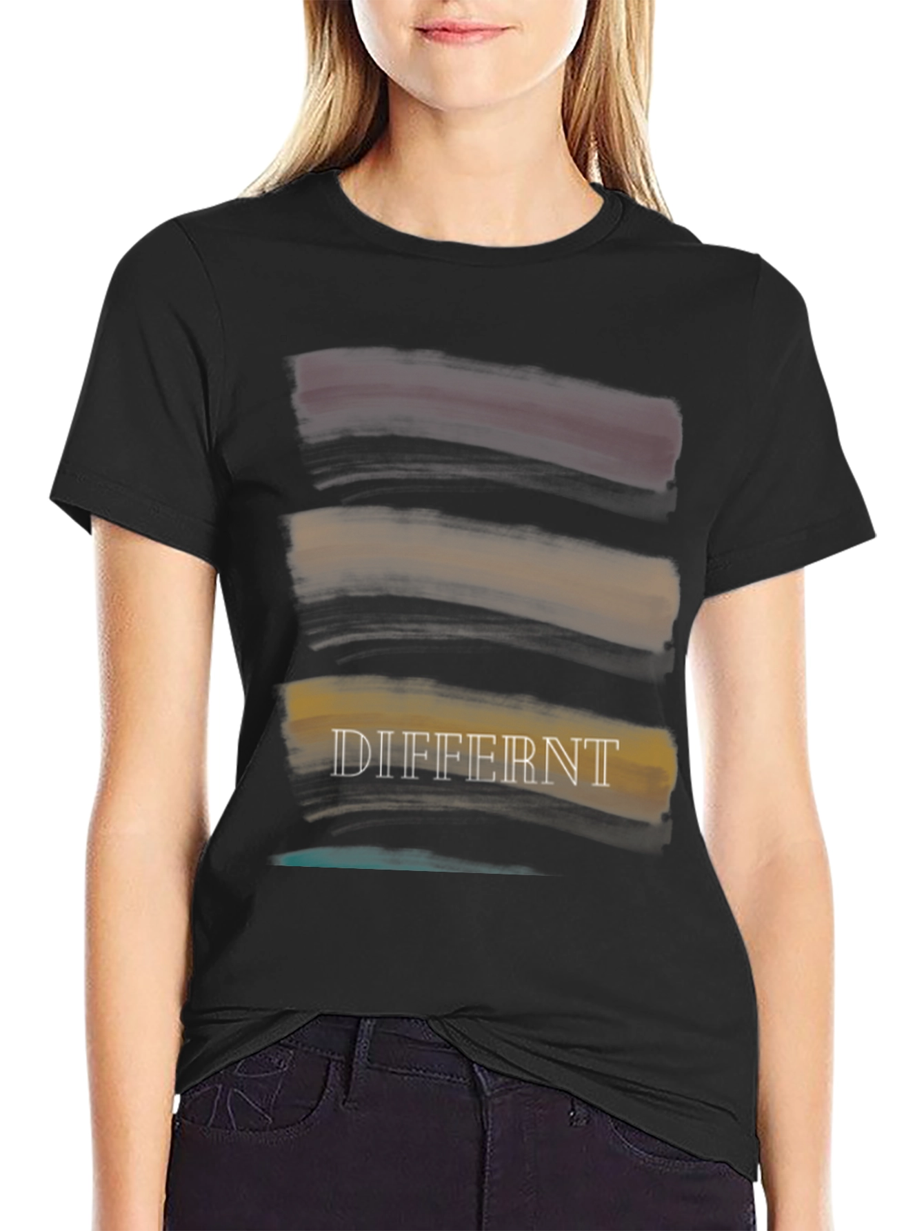 Unique Differnt Brushstroke Graphic T-Shirt