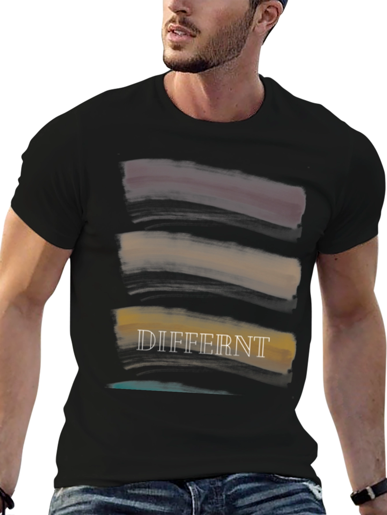 Unique Differnt Brushstroke Graphic T-Shirt