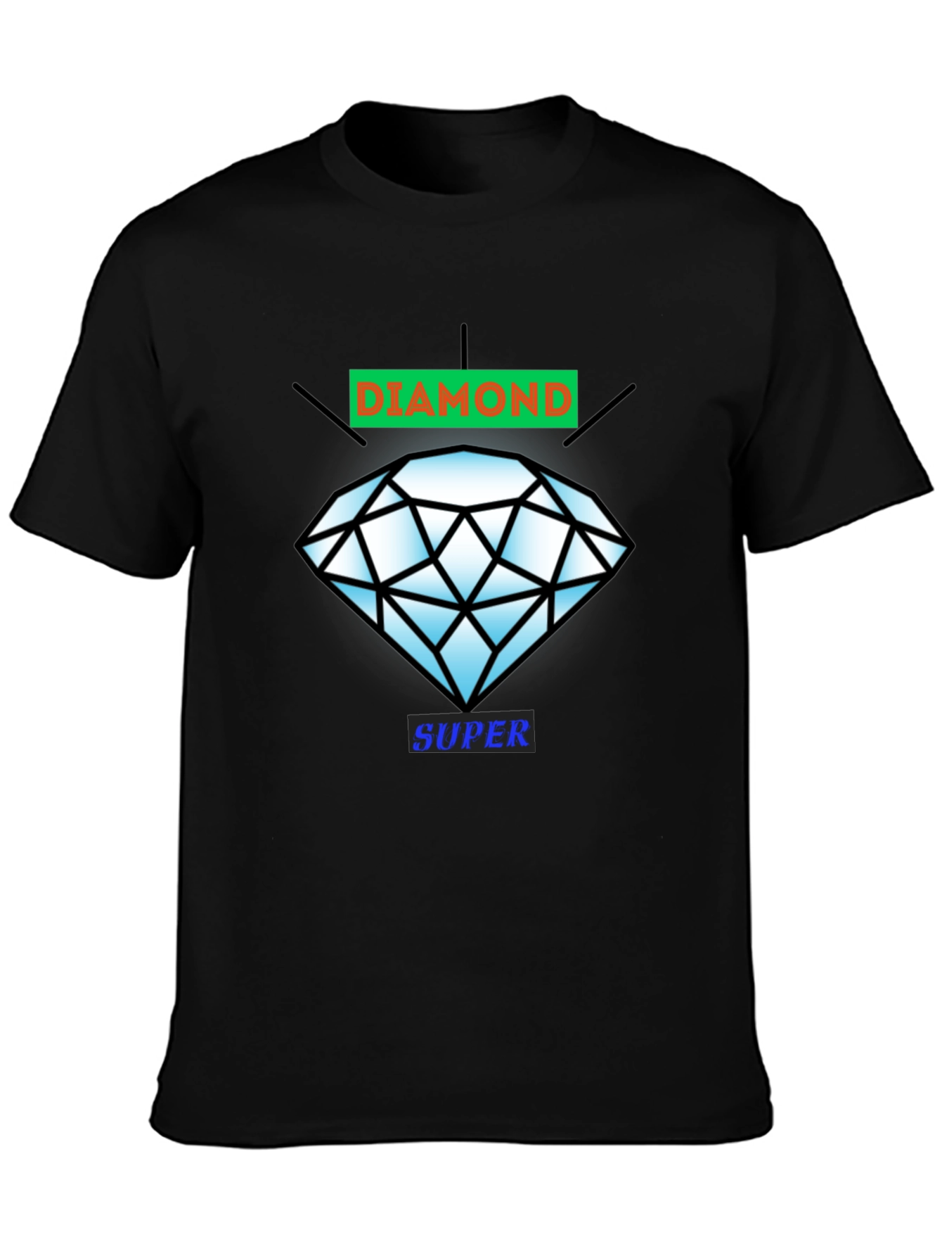 Diamond Super Graphic Tee - Casual Cool
