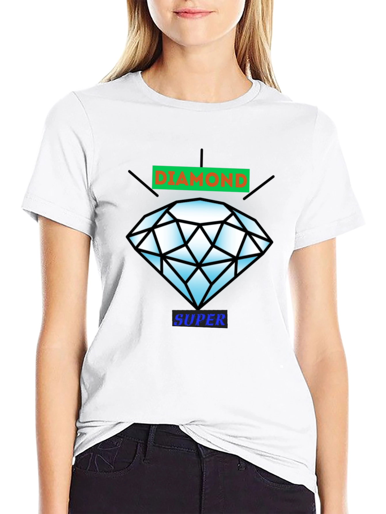 Diamond Super Graphic Tee - Casual Cool