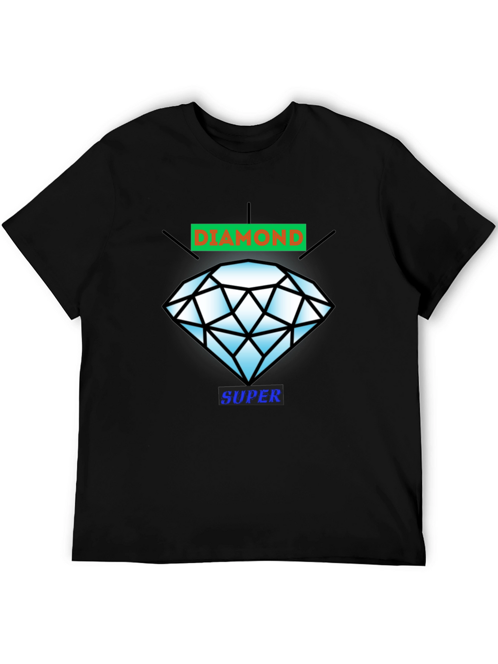 Diamond Super Graphic Tee - Casual Cool