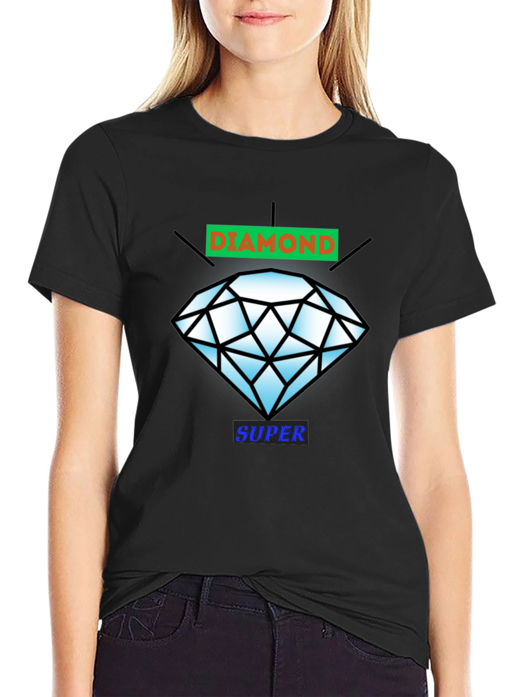 Diamond Super Graphic Tee - Casual Cool