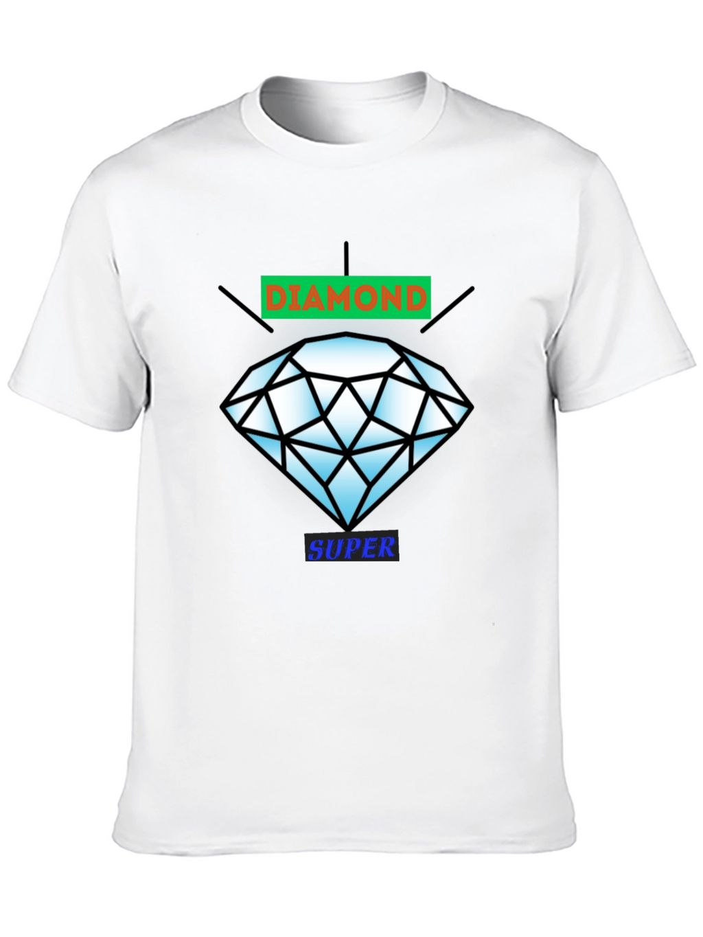 Diamond Super Graphic Tee - Casual Cool