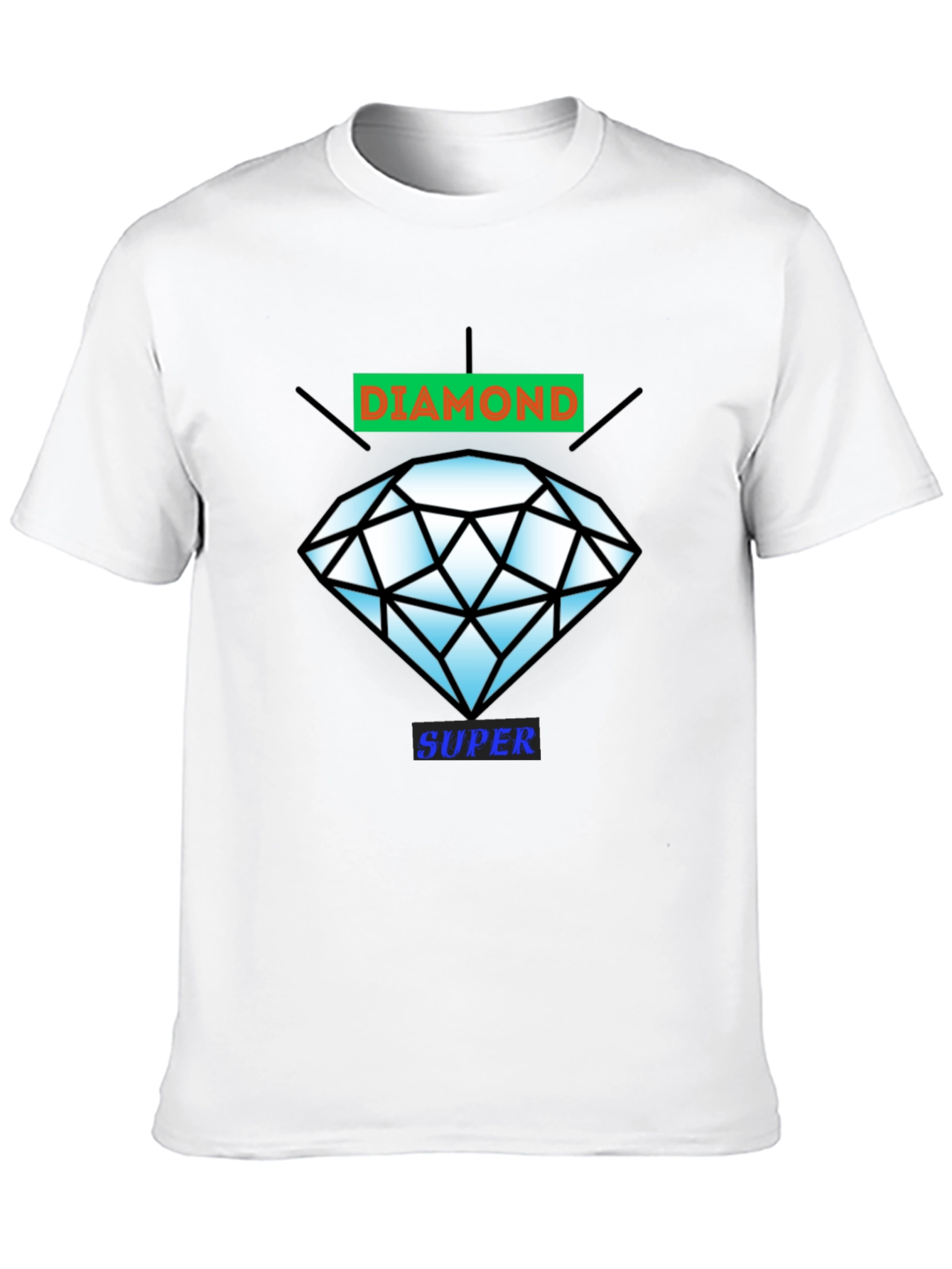 Diamond Super Graphic Tee - Casual Cool