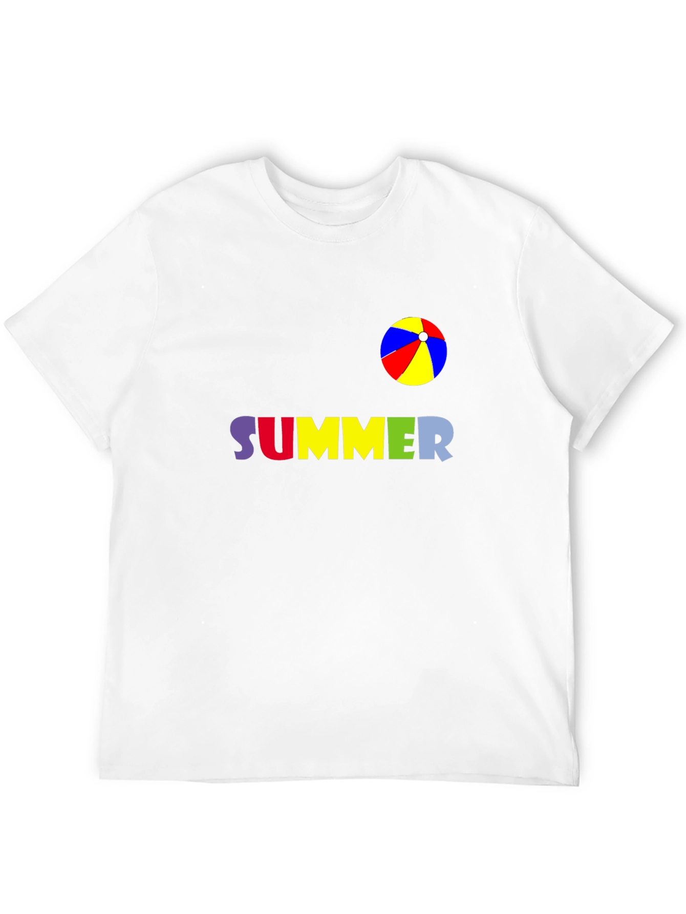 Summer Beach Ball Graphic T-Shirt