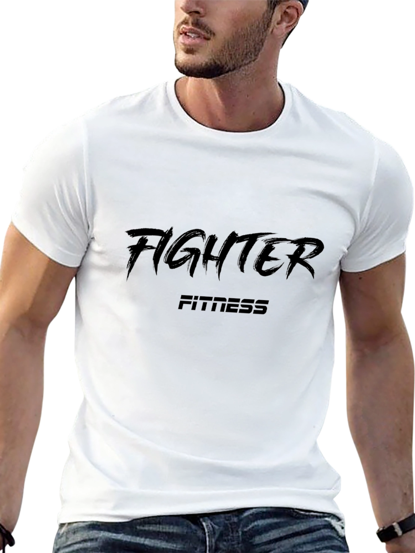 Fighter Fitness Black T-Shirt