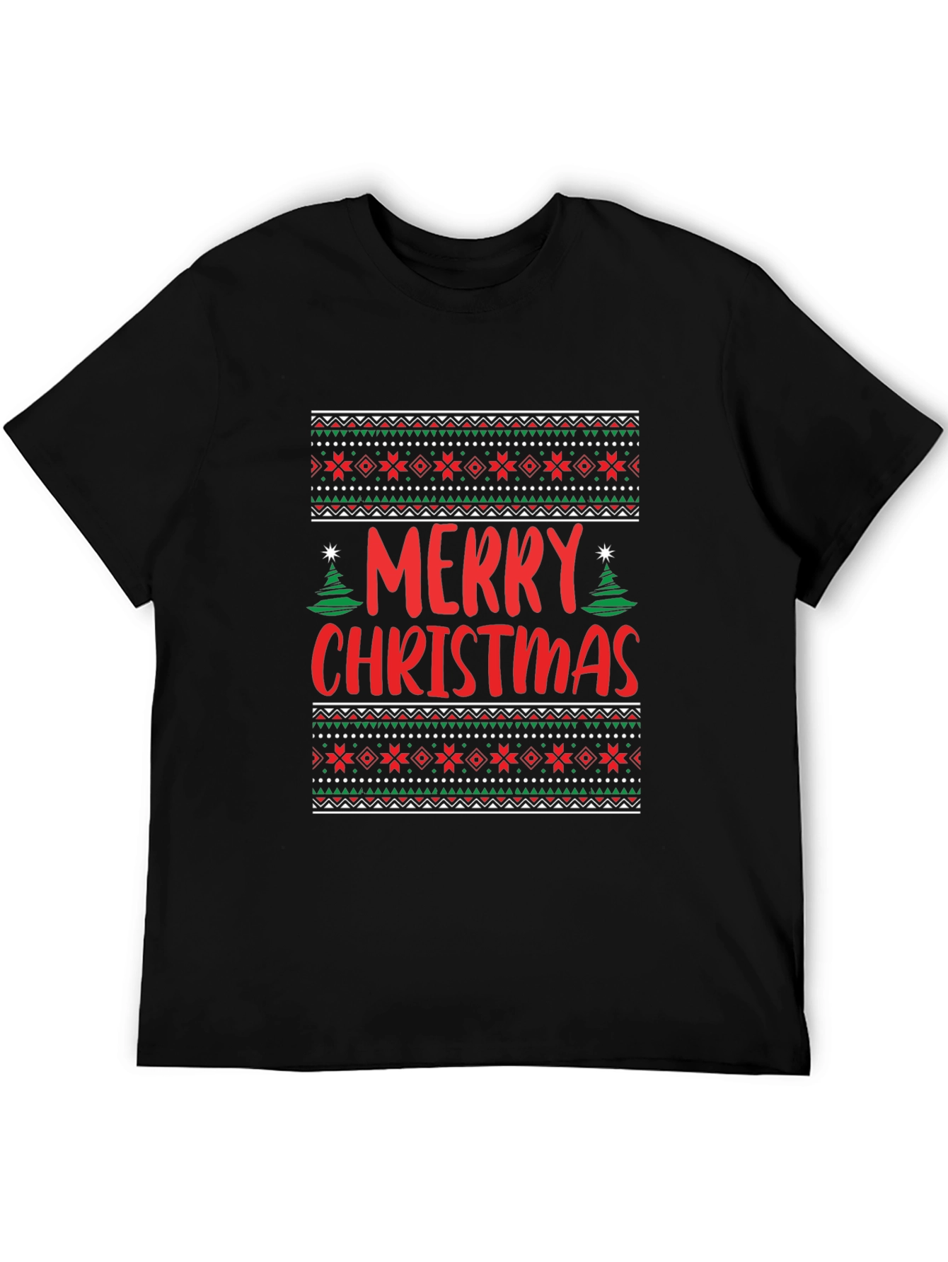Merry Christmas Graphic Tee Holiday Top