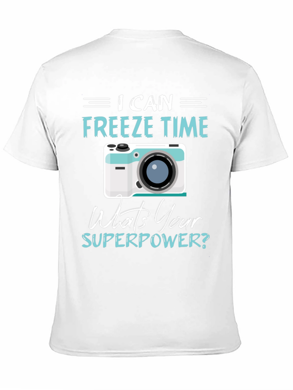 Freeze Time Camera Graphic T-Shirt