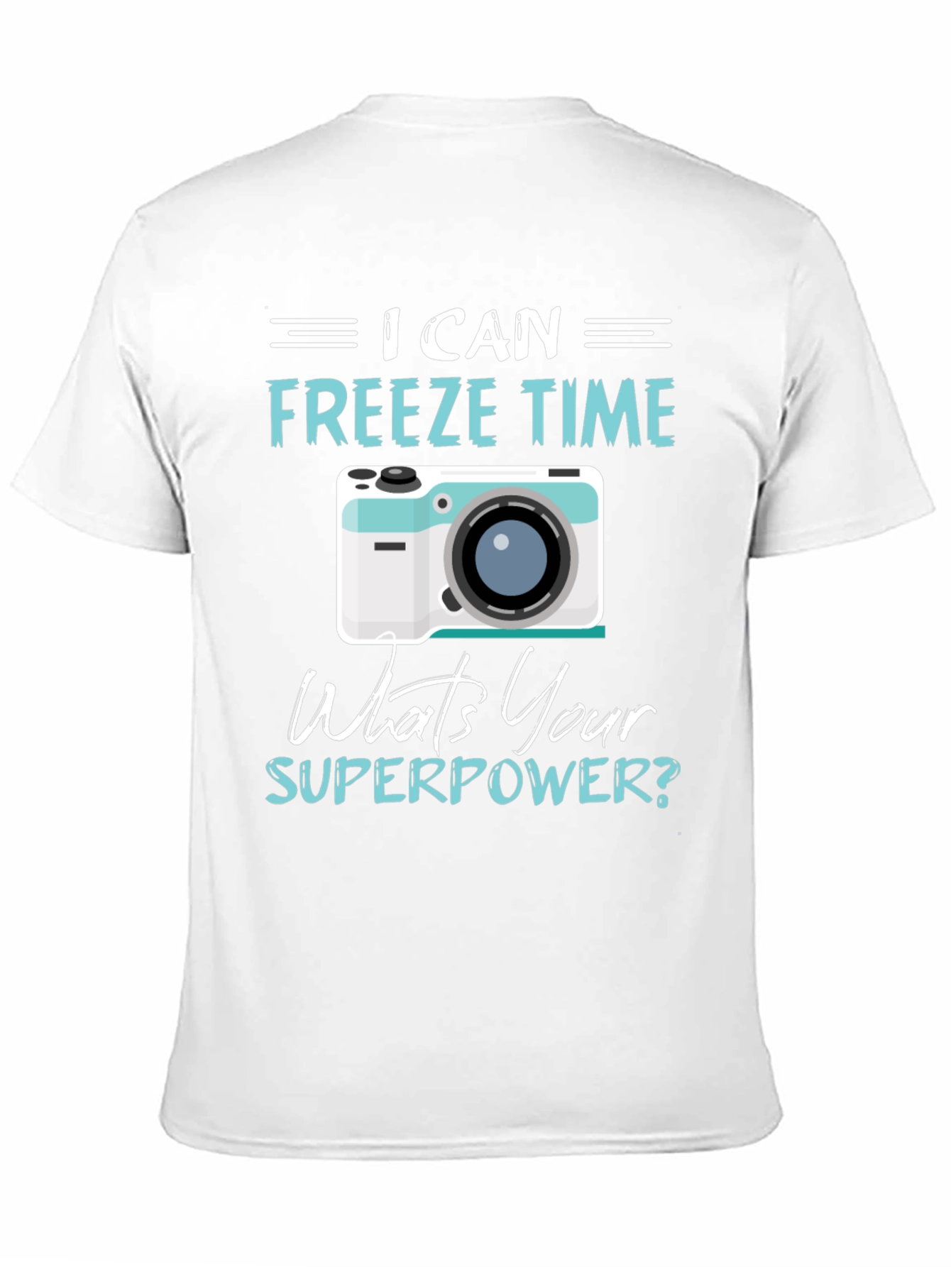 Freeze Time Camera Graphic T-Shirt