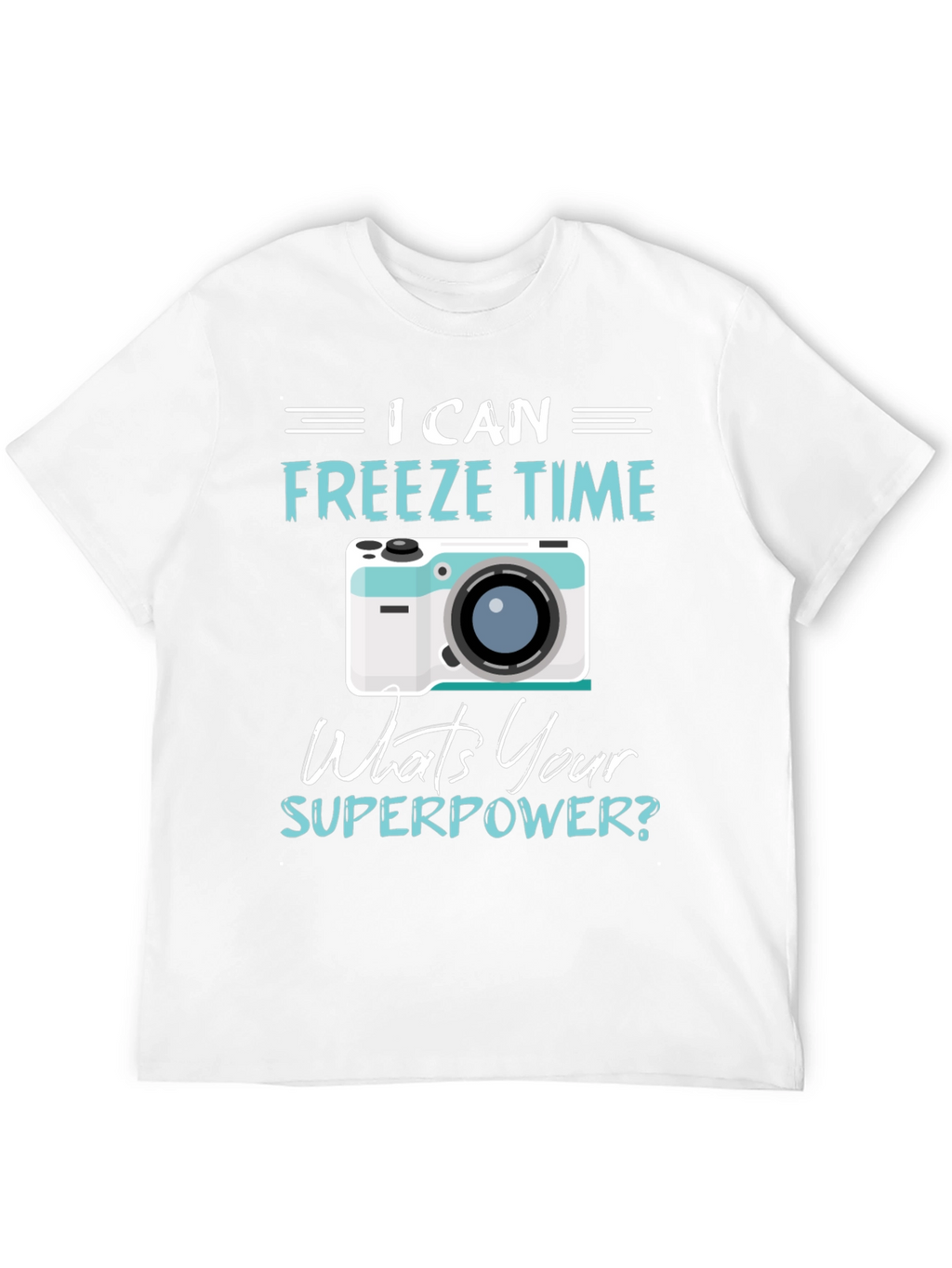 Freeze Time Camera Graphic T-Shirt